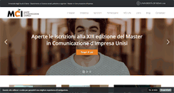 Desktop Screenshot of mastercomunicazioneimpresa.it